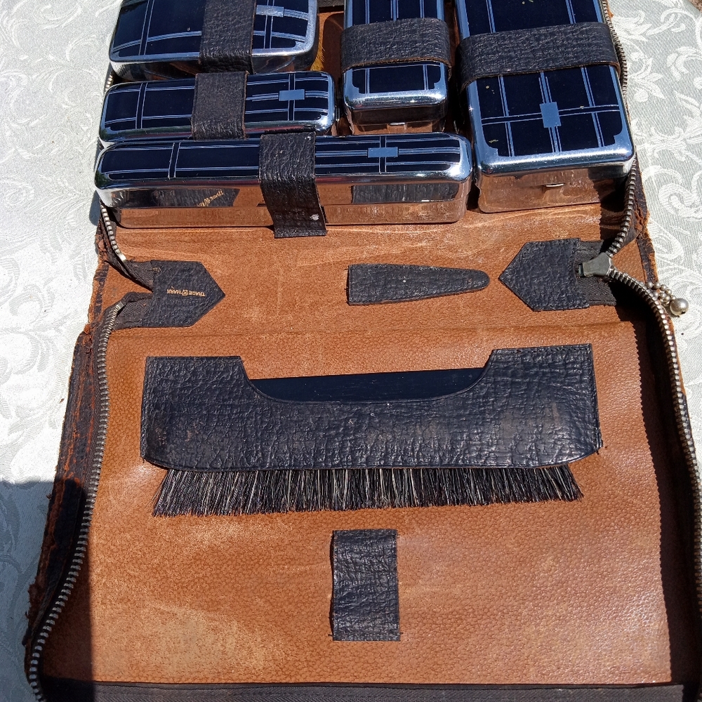 Vintage mens travel kit